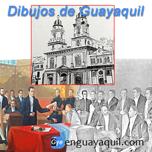 Dibujos de Guayaquil Antiguo