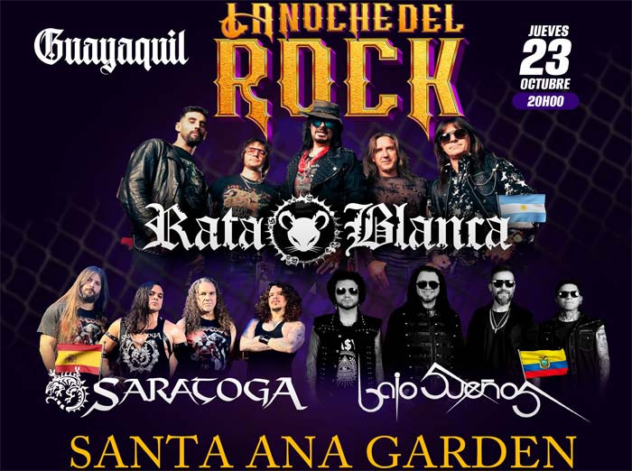 Rata Blanca en Guayaquil 2025