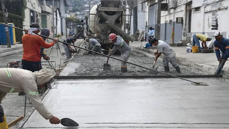 renovacion de calles con concreto en Guayaquil